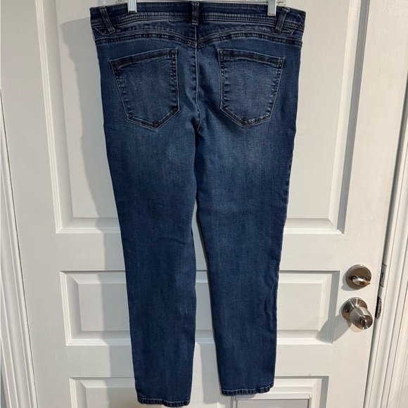 Democracy Ab Solution Skinny Ankle Blue Jeans Size 12 - Picture 3 of 8